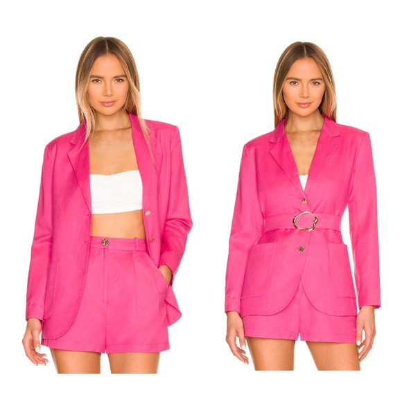 Amanda Uprichard Jackets & Blazers - Amanda Uprichard | NWOT Tucker Blazer in Cerise Size S